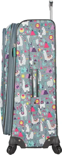 Vista 4 de Lily Bloom Juego de maletas de 4 piezas con ruedas giratorias para mujer