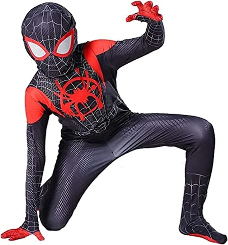Vista 4 de NOsawa Disfraz de superhéroe para niños, disfraz de cosplay de Halloween
