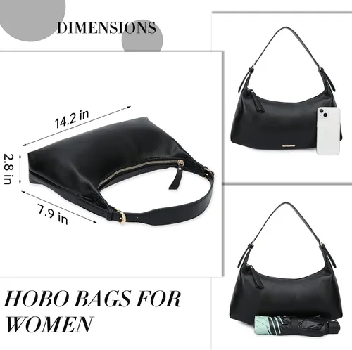 Vista 3 de Montana West Lindos bolsos de hombro para mujer, mini monederos de cuero y bolsos de mano