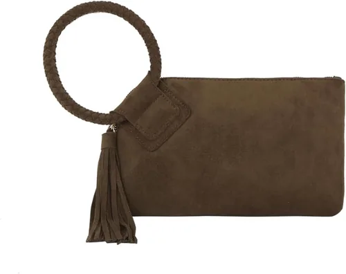 Vista 20 de Monedero de mano para mujer, cartera de noche con correa de mano, informal, formal, de cuero vegano, Metro Muse