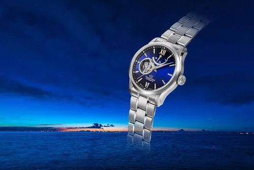 Vista 5 de ORIENT Star RK-AT0011A Star Reloj de pulsera contemporáneo con banda de metal para hombre enviado desde Japón, Contemporáneo