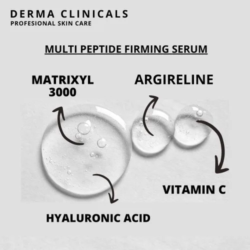 Vista 2 de Matrixyl 3000 + suero de ácido hialurónico, vitamina C, suero facial antienvejecimiento, suero antiarrugas para la cara, suero reafirmante