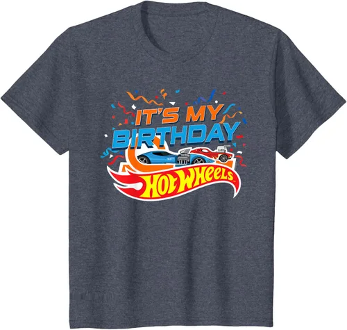 Vista 10 de Kids Hot Wheels It's My Birthday Confetti Camiseta