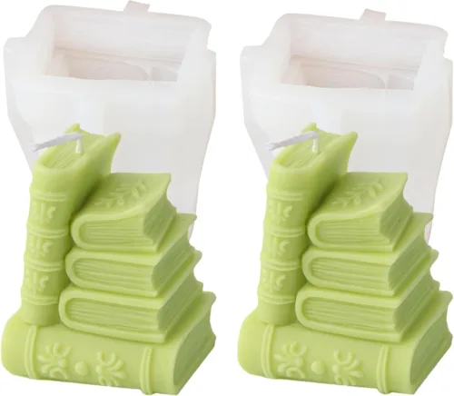 Vista 14 de Moldes de silicona para velas (paquete de 2 velas de erizo)