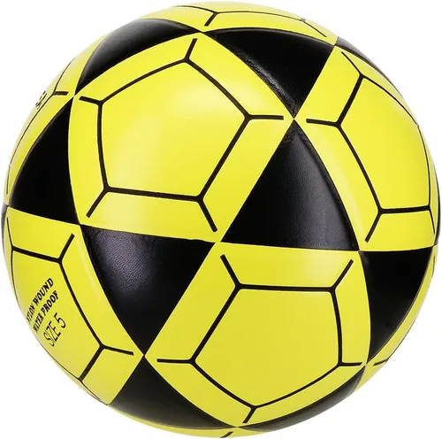 Vista 3 de Mikasa FT5A-BKY-BK Goal Master Soccer Ball, Black/Yellow, Size 5(FIFA Quality/Foot Volleyball)
