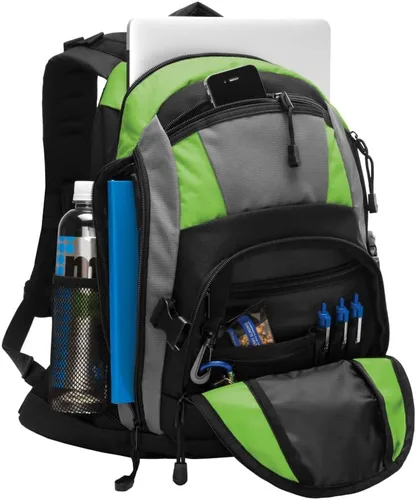 Vista 3 de Personalized Urban Backpacks, Hunter, 10 Pack - Your Logo - Customized Embroidery Backpack for School, Business