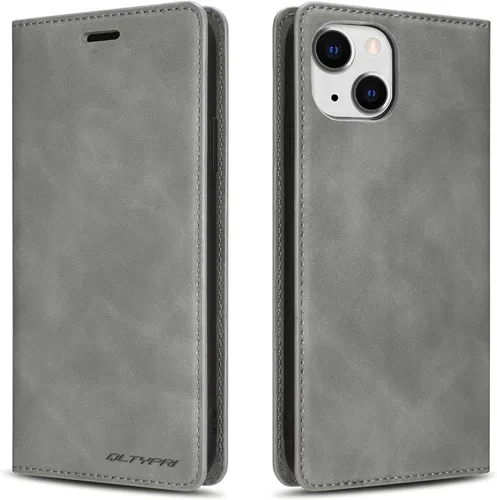 Vista 24 de QLTYPRI Funda tipo cartera para iPhone Air, 3 tarjeteros, color negro Funda de piel sintética de alta calidad, cierre magnético, soporte