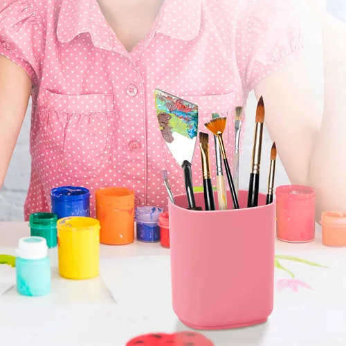 Vista 7 de Acrimet Soporte para lápices jumbo, vaso para bolígrafos, organizador de escritorio de gran tamaño para estudiantes, artistas y profesionales
