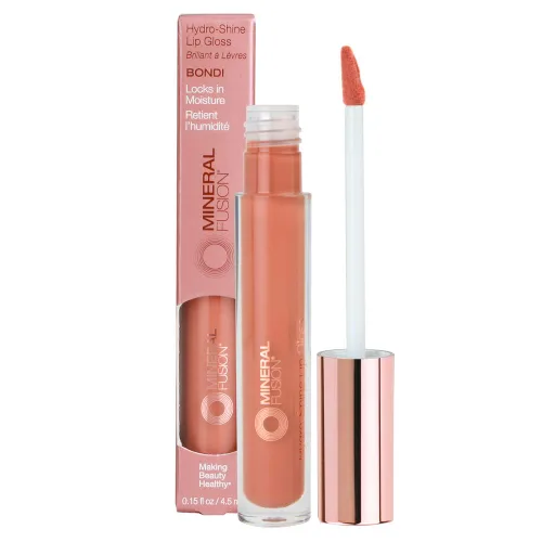 Vista 11 de Brillo de Labios Hydro-Shine de Mineral Fusion, Barcelona, 0.15 Onzas