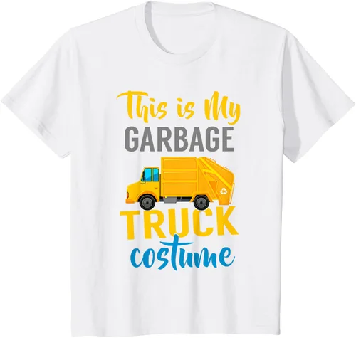 Vista 6 de Pijamas de camión de basura para niños Pjs niños ropa de dormir camisa