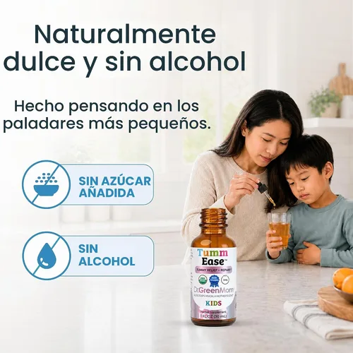 Vista 11 de Dr. Green Mom TummEase Herbal Tummy Drops — Gotas digestivas para niños