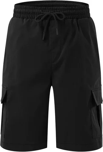 Vista 4 de Pantalones cortos para hombre, pantalones cortos casuales para hombre, pantalones cortos de golf para hombre, pantalones cortos de playa de verano