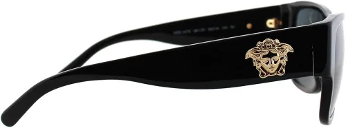 Vista 3 de Versace Gafas de sol VE4275 GB187 acetato negro - dorado negro Negro