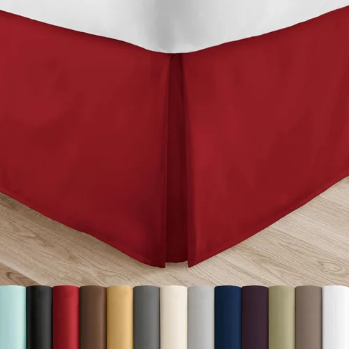 Vista 21 de Falda de cama Linen Market - Microfibra ultra suave - Ajuste fácil con caída a medida de 14 pulgadas - Calidad de hotel, resistente al encogimiento