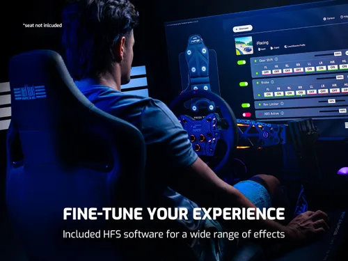 Vista 7 de Next Level Racing® HF8 Pro Haptic Feedback Gaming Pad (NLR-G006)