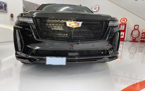 Vista 10 de STO N SHO Soporte de matrícula frontal compatible con Cadillac Escalade 2021-2024 excepto el modelo V, no es compatible con 2025