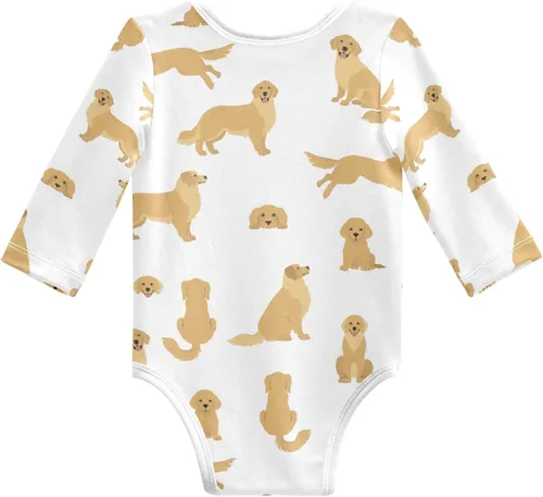 Vista 2 de vvfelixl Body de bebé negro Pug blanco manga larga algodón ropa de bebé para niños niñas 0-24 meses