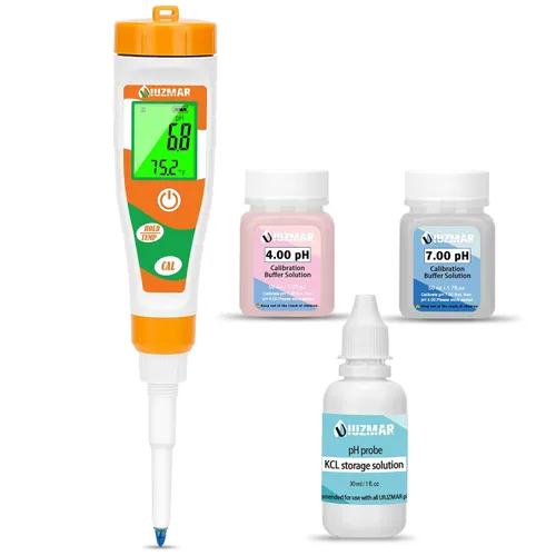 Vista 8 de UIUZMAR Medidor de pH inteligente para alimentos Kit de prueba de pH para masa madre y masa de pan Sensor de lanza profesional Probador de alimentos