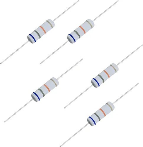 Vista 31 de Resistencia de película de óxido metálico de 1K Ohm, ± 5% de tolerancia de alta precisión de 5 vatios para circuito electrónico, resistencia