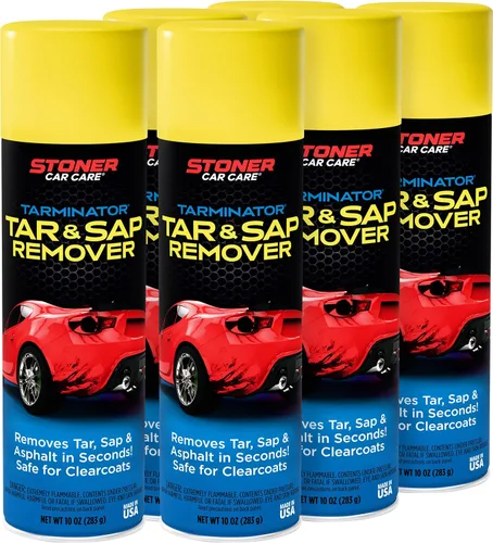 Vista 13 de Stoner Car Care 91154-2PK 295,7 ml. Tarminator de alquitrán, savia y asfalto, seguro para pintura automotriz y cromo en autos, camiones, vehículos