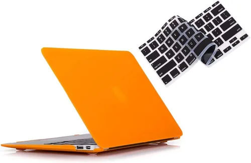 Vista 10 de RUBAN Funda compatible con MacBook Air de 13 pulgadas (modelos: A1369 y A1466, versión anterior 2010-2017), cubierta protectora delgada a presión
