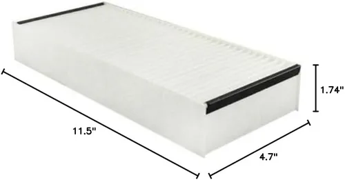 Vista 3 de RH Filters 8089705 - Filtro de aire de cabina compatible con 1998-2001 Volvo VNL 780 760 860 670 630; VN 780 670; VNM WCA WG WIA Accesorios Piezas