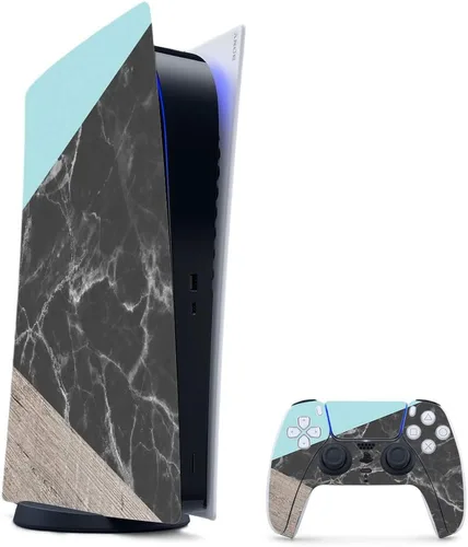 Vista 39 de MightySkins - Skin para juegos para PS5 / Playstation 5 Bundle – Mármol ámbar Envoltura protectora de vid Fácil de aplicar y cambiar