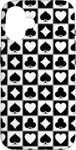 Vista 32 de Playing Card Suit, Hearts, Spades, Diamonds, Clubs, Poker Case for iPhone 17