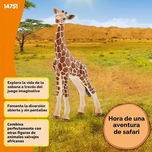 Vista 5 de Schleich 14751 cría de jirafa Figura de juguete.
