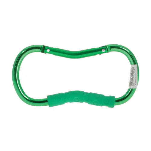 Vista 3 de Nuby Mosquetón de gancho grande y práctico con agarre suave texturizado, los colores pueden variar