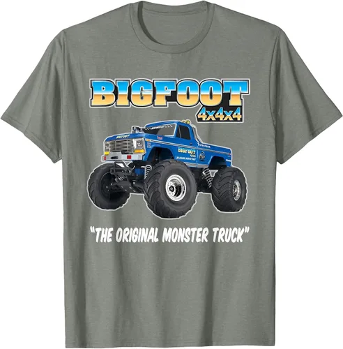 Vista 4 de Camiseta Monster Truck Gris asfalto