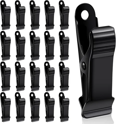 Vista 11 de 6 piezas de abrazaderas mini de metal, abrazadera de resorte mini, clips de cocodrilo de aligátor de 1/2 pulgada de ancho para trabajo, mordaza