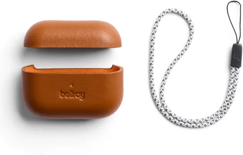 Vista 6 de Bellroy Pod Jacket Pro – Segunda Edición (Estuche de cuero para Apple AirPods Pro de segunda generación) - Terracota Funda de cuero compatible