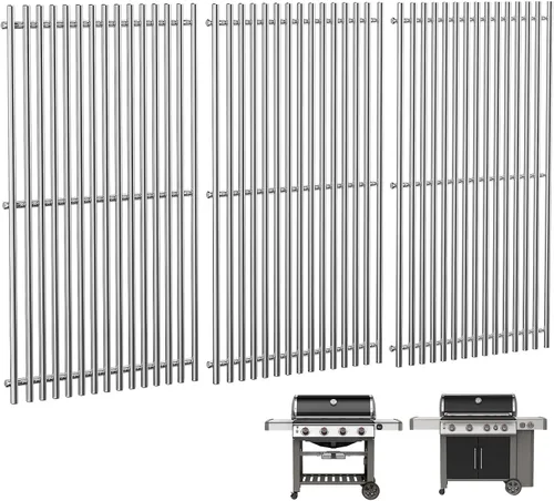 Vista 10 de QuliMetal 7637 Piezas de parrilla de 0.276 in para Weber Spirit E210, E220, S210, S215, Spirit 200 y GS4 Spirit II E210, Spirit II E220 Series