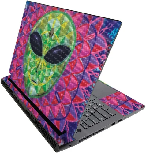 Vista 387 de MightySkins - Skin brillante con purpurina para Alienware M17 R3 (2020) y M17 R4 (2021) - Diversión de los años 90 Acabado duradero con purpurina