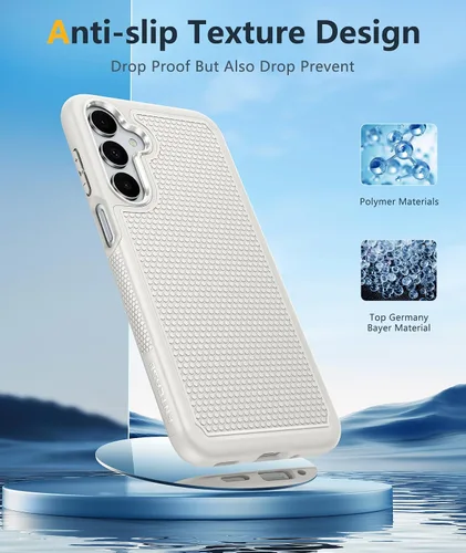 Vista 411 de FNTCASE Funda para iPhone 17 Pro: Fundas delgadas translúcidas de color azul claro compatibles con MagSafe, protección completa de la cámara
