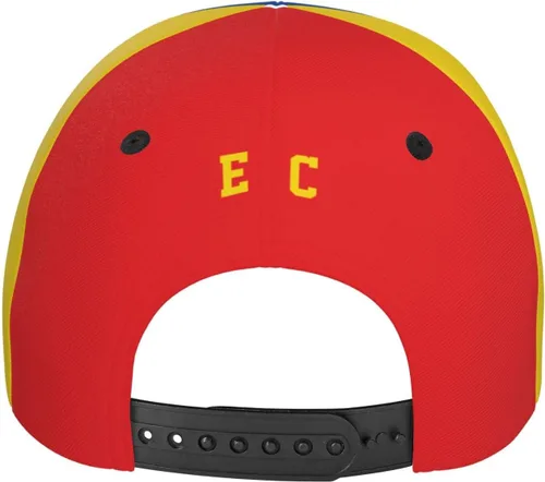 Vista 4 de Gorra de béisbol ecuatoriana con la bandera de Ecuador con impresión completa 3D para adultos, unisex, ajustable, gorra patriótica de fútbol, bandera