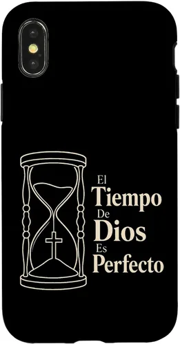 Vista 5 de Fe Cristiana El Tiempo De Dios ES Perfecto Cross - Carcasa para iPhone 16