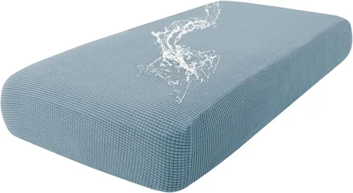 Vista 118 de Fundas impermeables para sofá seccional, fundas de cojín antideslizantes para sofá Ajuste seccional en forma de L, tela jacquard elástica, parte