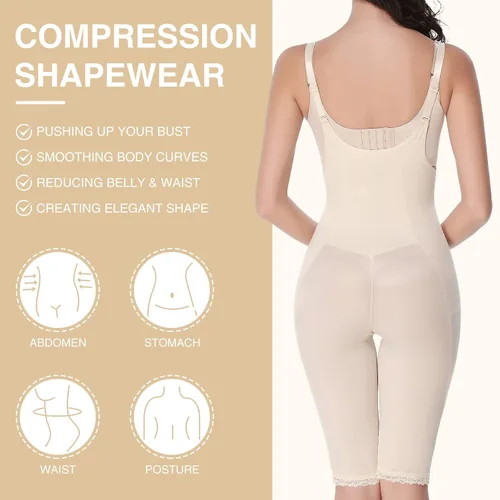 Vista 3 de FeelinGirl Faja Shapewear Tummy Control for Women Body Shaper Shorts Hi-Waist Butt Lifter Thigh Slimmer