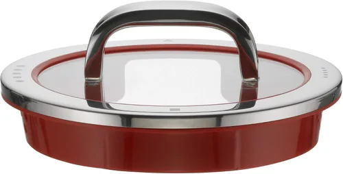 Vista 6 de WMF Función 4 18/10 Tapa de cristal de acero inoxidable de 6.3 in