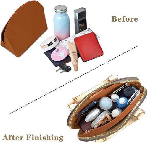 Vista 2 de MISIXILE Alma BB PM - Bolsa de fieltro para mujer, organizador para mujer, se adapta a Alma BB PM (BB, marrón)