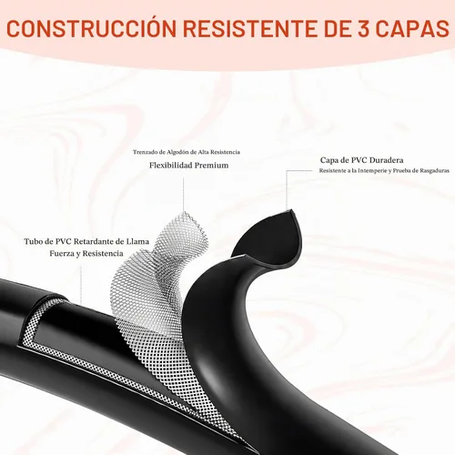 Vista 3 de ABYDA Manguera adaptadora de propano de 3 pies, manguera de tanque de propano de 1 libra a 20 libras con QCC1/tipo 1 para tanques de 5-40 libras
