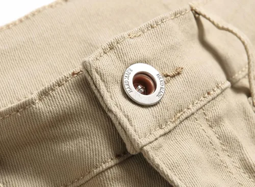Vista 5 de AITITIA Jeans de motociclista de ajuste regular para hombre
