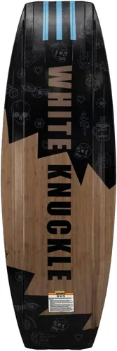 Vista 5 de White Knuckle The Shred Wakeboard (52.8 in), nivel intermedio para principiantes con aletas moldeadas