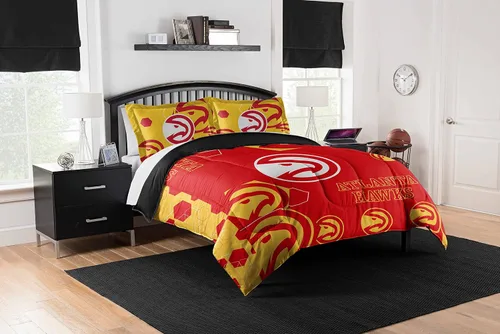 Vista 15 de Northwest NBA Unisex-Adult Comforter and Sham Set Golpe inverso