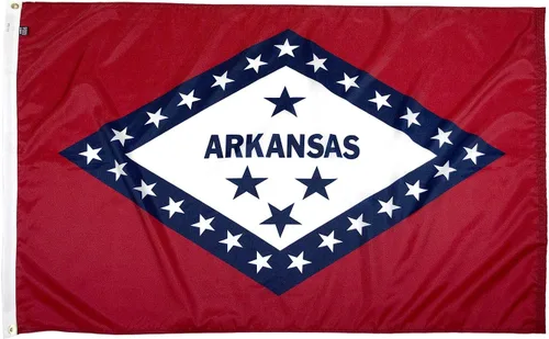 Vista 20 de FlagSource Bandera del estado de Alabama, material de nailon 200D con certificación FMAA, resistente, fabricada en Estados Unidos, resistente a