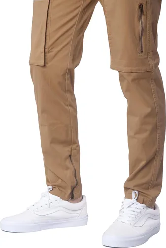 Vista 6 de ITALYMORN Cargo Joggers for Men Tapered Slim with Zipper Pockets