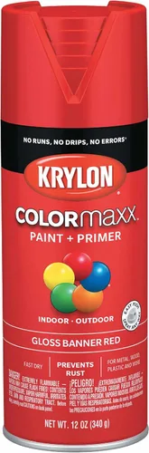 Vista 20 de Krylon K05554007 COLORmaxx Pintura en aerosol y base para uso en interiores y exteriores, color almendra satinada, 12 onzas (paquete de 1)