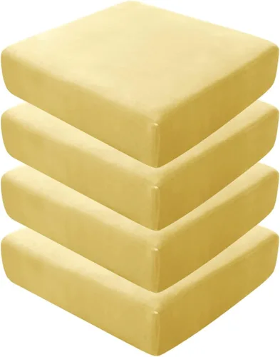 Vista 113 de Fundas de asiento de terciopelo ultra suave, fundas de cojín de asiento suave SOFE fundas de sofá con parte inferior elástica lavable funda